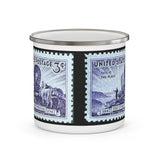 Utah State Stamp Enamel Mug