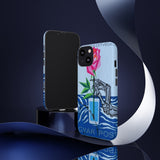Skeleton Rose Tough Phone Case