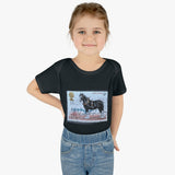 Shire Horse Stamp Baby Onesie
