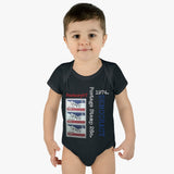 Democracy, Mount Rushmore 1974 Postage Stamp - Infant Baby Rib Bodysuit 0M - 24Mo