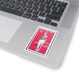 Amelia Earhart Stamp Sticker