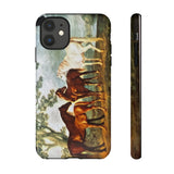 Wild Horses Stamp - Tough Phone Case