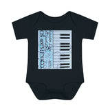 Piano Player Baby Onesie