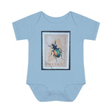 Beetle Stamp Baby Onesie