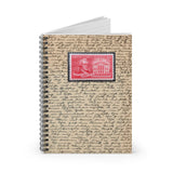 Alexander Hamilton Stamp Spiral Notebook