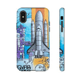 Space Rocket Tough Phone Case