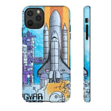 Space Rocket Tough Phone Case