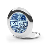 Espresso Compact Travel Mirror