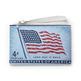 US Flag Clutch Bag