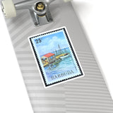 Boat Hut Stamp Sticker