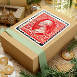 Red Two Cents Stamp Sticker