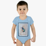 Beetle Stamp Baby Onesie