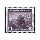 Train Stamp Sticker