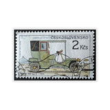 Vintage Car Stamp Sticker