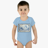 Windmill Stamp Baby Onesie