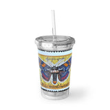 Moth Stamp Acrylic Cup