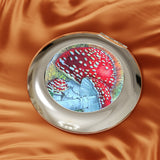 Mushroom Compact Travel Mirror