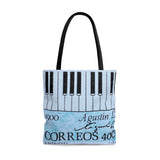 Piano Keys Tote Bag
