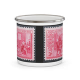 Betsy Ross Stamp Enamel Mug
