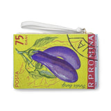 Eggplant Vegetable Clutch Bag