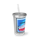 Erie Canal Stamp Acrylic Cup