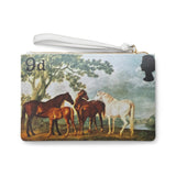 Wild Horses Stamp Clutch Bag