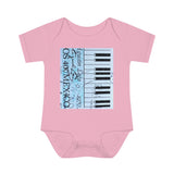 Piano Player Baby Onesie