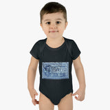 Espresso Blue Baby Onesie