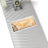 Air Mail Yellow Stamp Sticker
