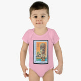 Hawaii State Stamp Baby Onesie