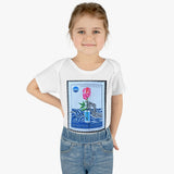 Skeleton Rose Stamp Baby Onesie
