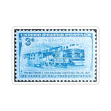 B&O Railroad Stamp Sticker