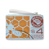 Honey Comb Bee Clutch Bag