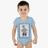 Little Drummer Kid Stamp Baby Onesie