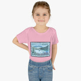 Mountains of Asia Stamp Baby Onesie