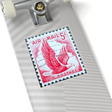 Red Eagle Stamp Sticker