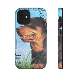 Rottweiler Dog Tough Phone Case