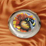 Honey Bee on Flower Compact Travel Mirror