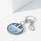 Piano Keys Keyring