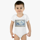 Windmill Stamp Baby Onesie