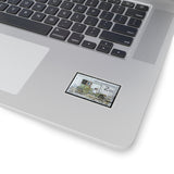Vintage Car Stamp Sticker