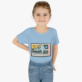 Man on the Moon Stamp Baby Onesie