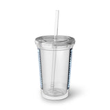 Espresso Blue Stamp Acrylic Cup