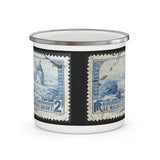 Windmill Stamp Enamel Mug