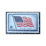 American Flag Stamp Sticker