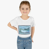 Mountains of Asia Stamp Baby Onesie