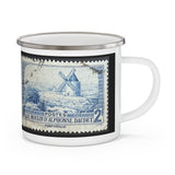 Windmill Stamp Enamel Mug