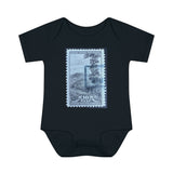 Great Smokey Mountains Stamp Baby Onesie