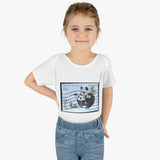 Panda Bear Stamp Baby Onesie