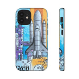 Space Rocket Tough Phone Case